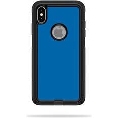 MightySkins OTCIPXSM-Solid Blue for Otterbox Commuter iPhone XS Max Case Solid Blue