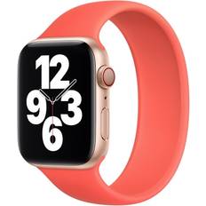 Apple Apple Watch Series 7 45mm 6 SE 5 44mm 3 2 1 42mm Solid Color Elastic Silicone Watch Band S 130mm