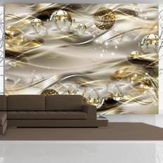 Guld Väggdekor Wonda Golden Nebula Fototapet 400 x 280 Väggdekor