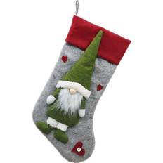Grey Stockings Keshen Cute No Face Doll Shape Christmas Bag faceless old Stocking