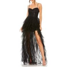 送料関税込■Mac Duggal■ハイネック■半袖シースドレス■ Women's Dresses | Mac Duggal