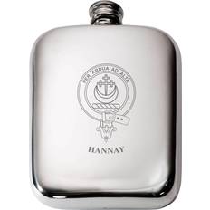 Hip Flasks I Luv LTD Hannay Scottish Crest Hip Flask