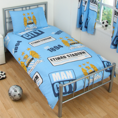 Manchester City Football Duvet Cover Blue