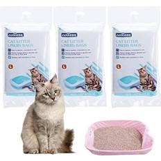 Nobleza Cat Litter Tray Liners, Large Scratch Cat Litter Box Liners Litter