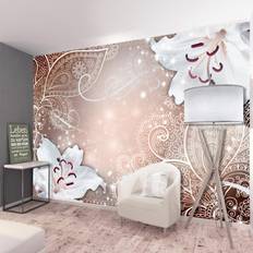 Bruna Väggdekor Wonda Fototapet Oriental Wings Brown 100x70 Väggdekor