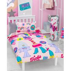Dreamworks Trolls 2 Single Duvet Cover Pink