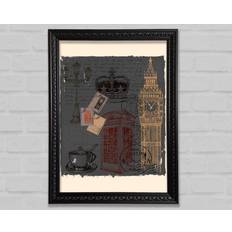 Fleur De Lis Living Add London To Your Print Framed Art