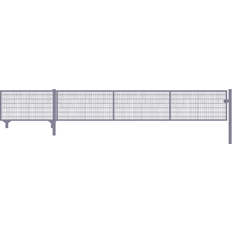 Aluminium Hekken Schiebetor Breite 450 cm Höhe 160 cm Anthrazit 450x160cm