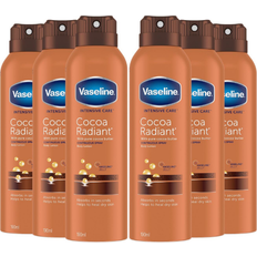Sprays Body Lotions Vaseline Intensive Care Cocoa Radiant Spray 190ml 6-pack