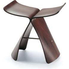 Vitra Möbel Vitra Butterfly Natural Rosewood Sitzhocker 39cm