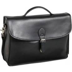 Detachable Shoulder Strap Briefcases Amerileather 2495-0 Montana Executive Briefcase, Black