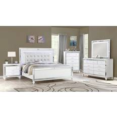 White Bed Packages Galaxy White Queen Bedroom