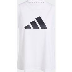Multifarvet - Træningstøj Toppe adidas Performance Sportsoverdel Big Logo Træningsvest - Sort/Hvid