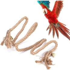 Xusheng Pet Bird Parrot Cotton Belt Perch Rope Chewing