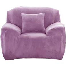 Purple Loose Covers HOD Home & Elastic Stretch Loose Sofa Cover Purple