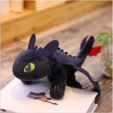 Black, 20cm/7.8inch How to Train Your Dragon Toothless Night Fury Stuffed Plush Toy Doll Soft Toys