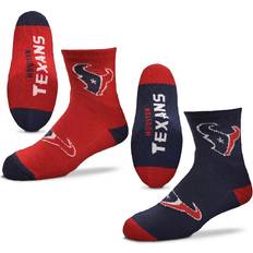 American Football Socks For Bare Feet Houston Texans Youth Two-Pack Quarter-Length Team Socks