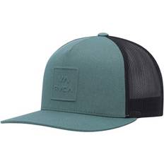 Men - Turquoise Caps RVCA Men's Teal Embossed Adjustable Trucker Hat