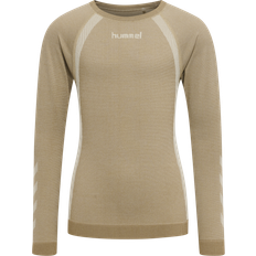 Hummel Mädchen Basisschicht Hummel Spin Seamless T-shirt L/S - Simply Taupe (212287-2976)