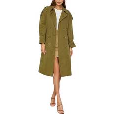 Trendyol Collection Double Breasted Trench Coat - Khaki