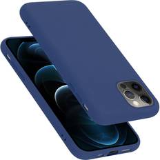 Cadorabo Blue Case for Apple iPhone 13 PRO Cover Protection TPU Silicone Gel