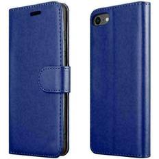 Elite Blue For iPhone Leather Flip Wallet Cover Apple iPhone 7/8/ SE2020