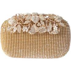 General Party Gold Clutch Regular Size-Gold Party Gold Clutch Regular Size