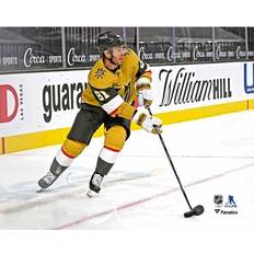 Sports Fan Apparel Fanatics Authentic Jonathan Marchessault Vegas Golden Knights Unsigned Gold Alternate Jersey Skating with Puck vs. Arizona Coyotes Photograph