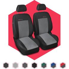 Bilvård & Fordonstillbehör Grau Autositzbezüge universal schonbezüge sitzauflage 1+1 vorne polyester