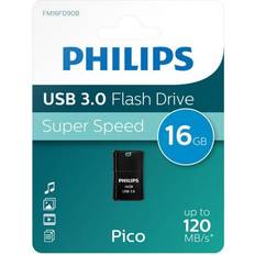 Philips USB 3.0 Pico Edition Flash Drive 16GB Black