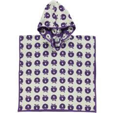Småfolk Mönstrad Badponcho Med Äpplen Purple Heart