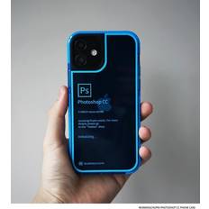 PlayMc iPhone 14 Plus Original Design for iPhone DIY PS Blue Phone Case