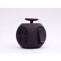 6 Black EDC Hand For Autism ADHD Anxiety Relief Focus Kids 6 Sides Magic Anti Stress Cube Spinner Toys