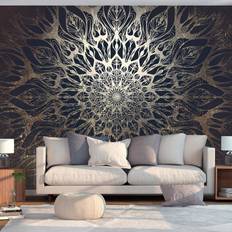 Bruna Väggdekor Wonda Fototapet Spider Web Brown Premium 100x70 Väggdekor