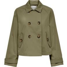 Short Trenchcoat - Brown/Aloe