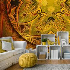 Guld Väggdekor Wonda Fototapet Mandala Golden Poem Premium 250 x 175 Väggdekor