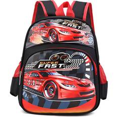 Flemye Car Kids Boys Girls Backpack Junior Toddlers Character Rucksack School Lunch Bag Not Specified