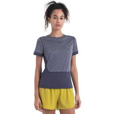 Icebreaker T-shirts Icebreaker ZoneKnit Energy Wind T-shirt - Graphite/Graphite Heather