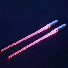 Plastic Chopsticks Sohindel Bring the Fun to Mealtime: Fluorescent Chopsticks