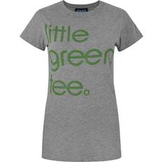 Womens/Ladies Little Green Tee T-Shirt Grey Marl