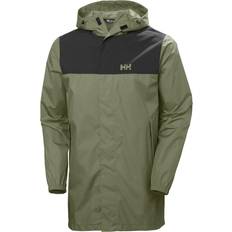 Mies - Vihreä Sadetakit Helly Hansen Vancouver Raincoat Miesten Sadetakki -