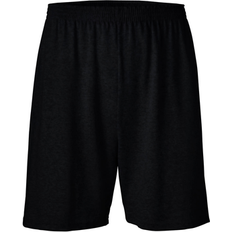 Soffe M035 Adult Heavyweight 50/50 Short in Black Cotton Polyester