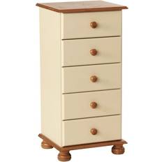 Pines Chest of Drawers Furniture To Go Copenhagen Cream/Pine Chest of Drawer 44x89.9cm