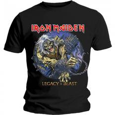 Iron Maiden Unisex Voksen Eddie Chained Legacy T-skjorte Svart