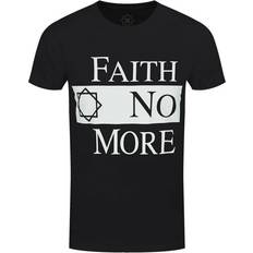 Faith XL, Black Faith No More Unisex Adult Classic V.2 Logo T-Shirt