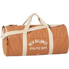 Brown Duffle Bags & Sport Bags New Balance Unisex Canvas Duffel in Braun, Cotton Twill, Größe OSZ