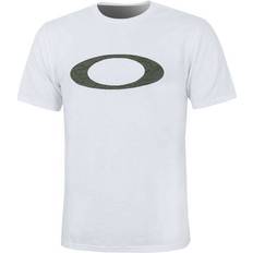 Short Sleeve Crew Neck White Mens Ellipse Line Camo T-Shirt 457359 Cotton