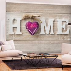 Lila Väggdekor Wonda Home Heart Violet Vægdekorationer