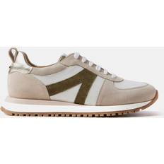 Mint Velvet Suede Trainers, Beige