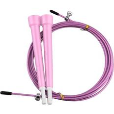 Fitness HOD Fitness Pink 3 Metre Adjustable Steel Skipping Ropes Jump Cardio Exercise Fitness Gym Crossfit